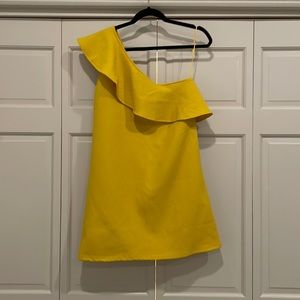 cupcakes and cashmere One Shoulder Dress